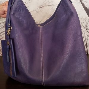 Sapahn leather hobo bag belt handle